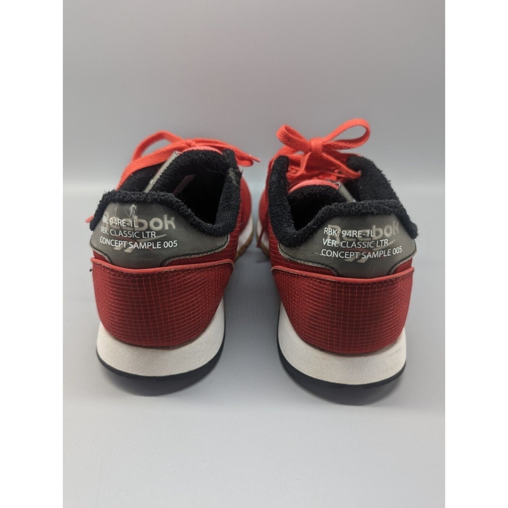Reebok Classic LTR Concept Sample 005 Red Mens Tennis Shoe Size 9 - Picture 6 of 10